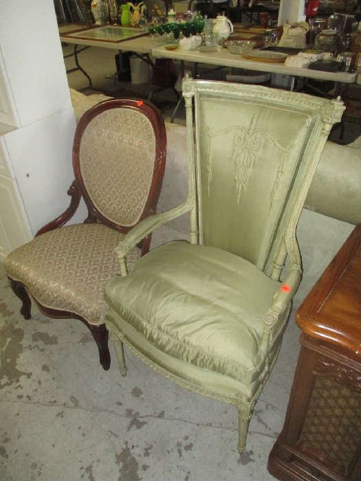 Vintage and antique side chairs