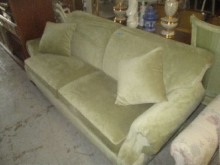 Very nice and clean light green sofa