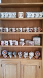 Nice teacups and unique mugs.