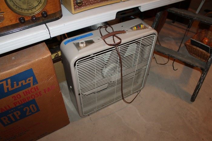 Vintage Air King box fan