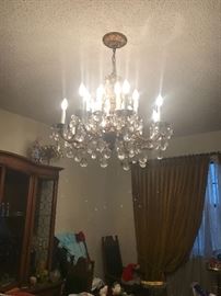 One of 4 Chandeliers 