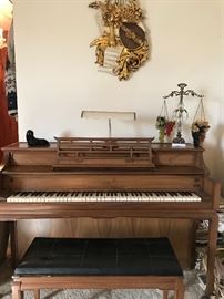 Kimball piano, perfect size! Bought in the 1960s 