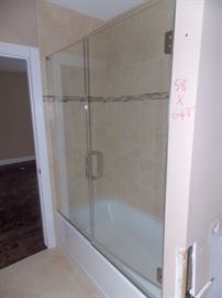 glass shower door 