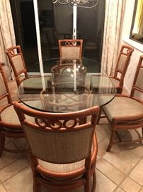 Ficks Reed Rattan Dining Room Chairs