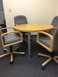 Paoli office desk and chairs