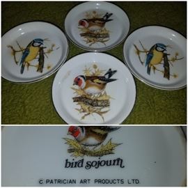 Bird Sojourn coaster set (new in box).