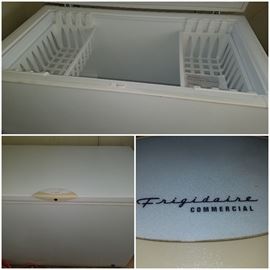 Commercial Frigidaire deep freezer in like new condition.
