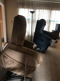 #7 Lazy-boy lift chair - and recliner working - Blue $375.00
#8 Mega-motion lift chair - and recliner working - Cream $175.00