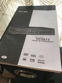 #11 Sonic Blue Go Video HT2015 Theatre System $250.00