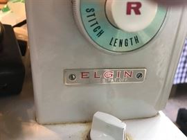#22 Elgin Model s1145 All Metal Sewing Machine $30.00