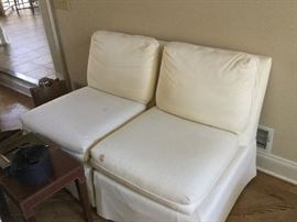 2 UPHOLSTERED CHAIRS