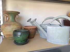 Assorted patio decor