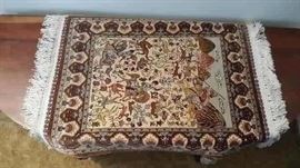 Silk Hereke Yastik Rug approx. 2.6' x 1.8' Ozipek Family 