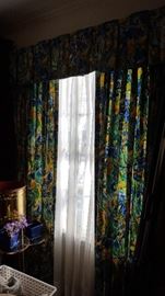 Several Pairs of Mid Century Curtains