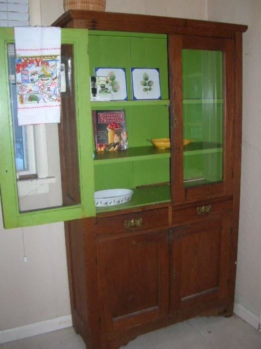 Oak kitchen cabinet