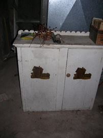 Painted small cupboard