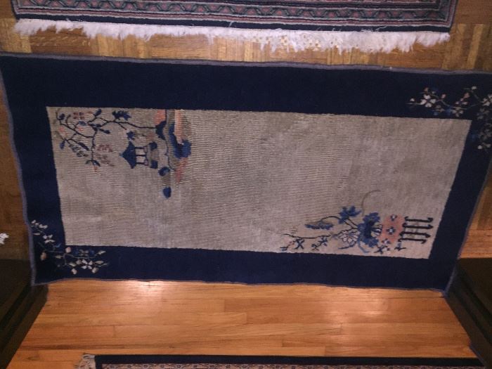 Asian influence wool rug for sale  2'6" x 4' 9" asking $140