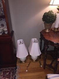 pair of lamps in the sale