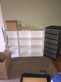 bookcases, storage cart and more