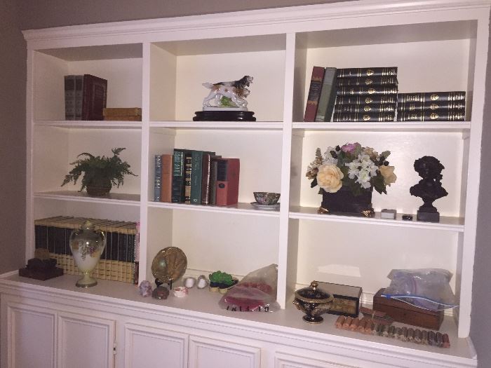 books, Lladro, jade tree and more for sale