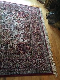 Couristan Kashimir all wool rug for sale 10' x 6'7" asking $280