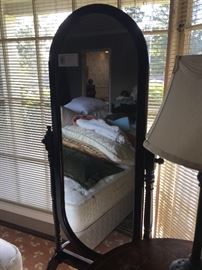 Wonderful antique full length mirror, 64"h x 20"w asking  $110