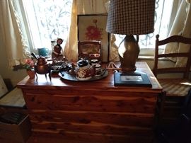 Another of the vintage cedar chests.