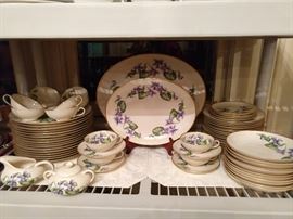 69-Piece set of "Olympic" china, by Franciscan - springy and happy, just like you!