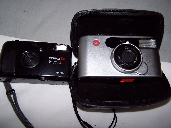 Yashica T4 Camera & Leica Camera