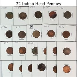 Coins Indian Head Pennies
