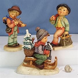 Figurines Hummel Ride Into Christmas Etc