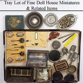 Toys Dollhouse Fine Miniatures And Related Items