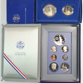 Coins 1986 Liberty Coins Prestige Proof Sets
