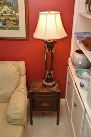 side table, other lamp