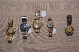 Timex Electronix, Sheffield Sportster, Sheffield, Gucci ladies watch, Harvel