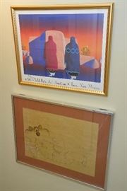 top, signed by Ouray Meyers Taos 1991