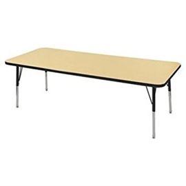 Activity Table Rectangle Table with Adjustable Leg ...