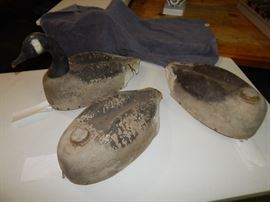 decoys, working, Swan Island, some signed