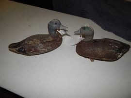 decoys, working, Swan Island, some signed