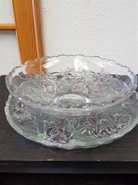 Fancy Bowl and Platter