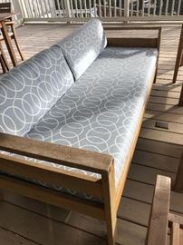 Long outdoor sofa