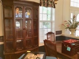 Lighted China cabinet