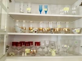 Pretty bar & stemware