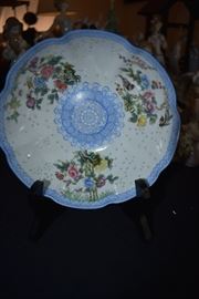 Chinese Hand Painted Porcelain Rice Bowl