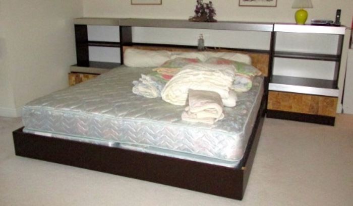 King bed frame and end tables - all for $300.