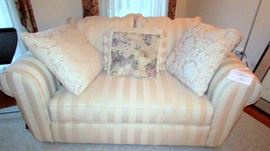 Fabric loveseat