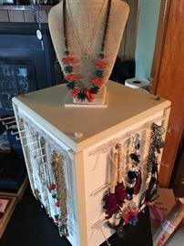 More jewelry - our first sale with the new display stand!