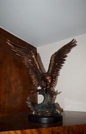 Large newer Eagle with stand