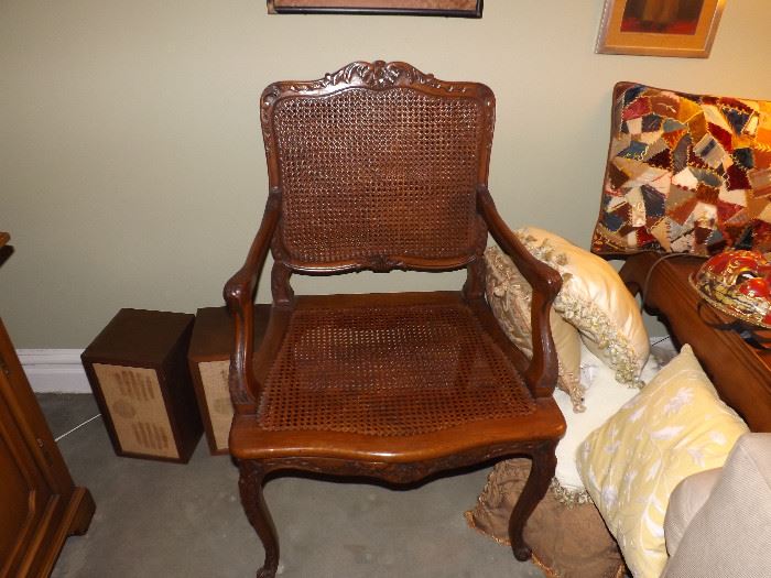 Louis XV cane armchair