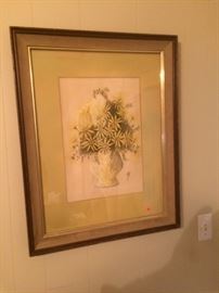 Framed floral